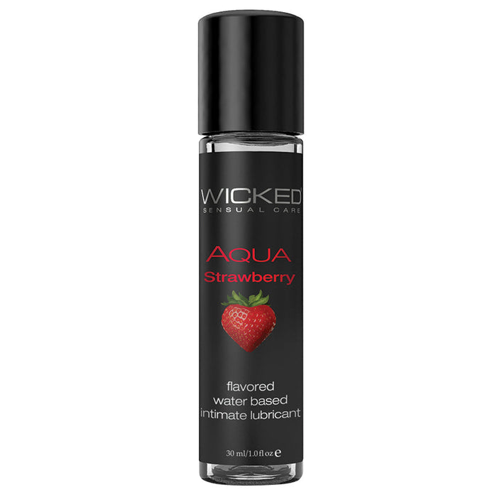 Aqua Strawberry Water-Based Lubricant 1 Oz